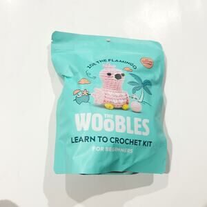 The Woobles Zoe the Flamingo Pink Crochet Kit NEW Rare Exclusive UNOPENED Hook